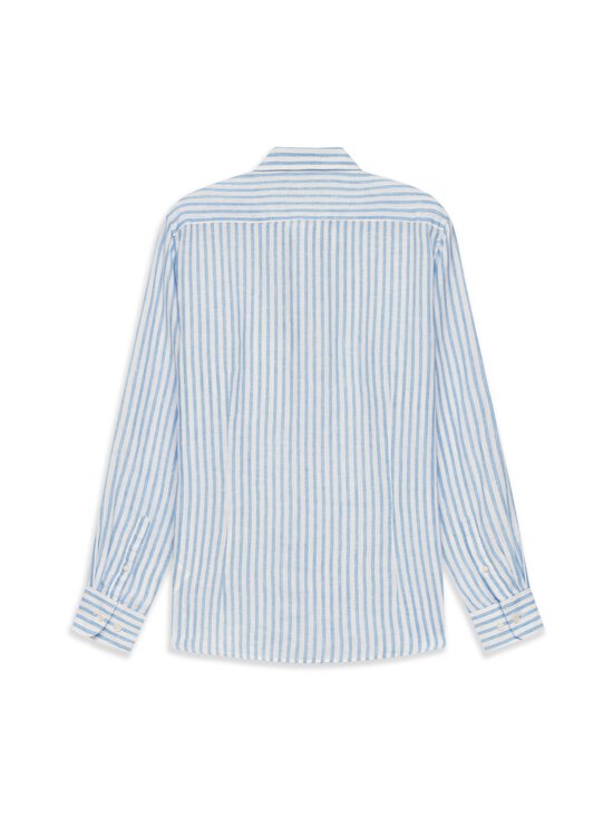 Bugatti - Casual-pellavakauluspaita - 320 LIGHT BLUE | Stockmann - photo 2