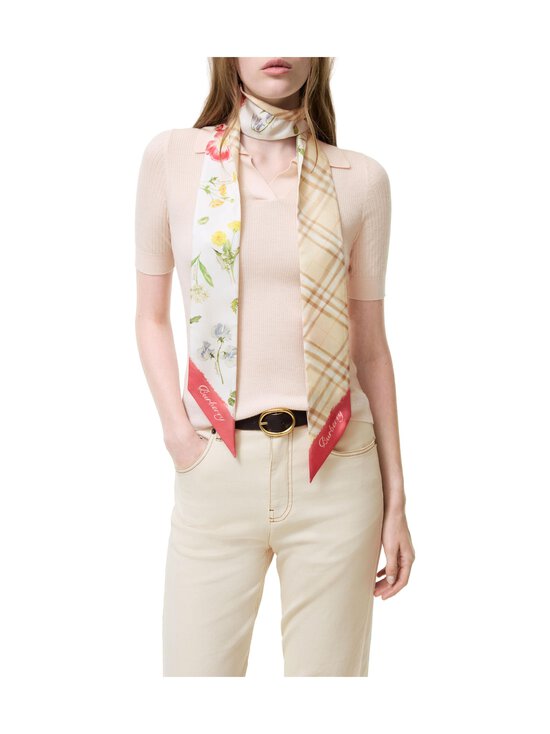 Burberry - Blooms of Brit -silkkikaulaliina 8 x 180 cm - C5732 SESAME BEIGE | Stockmann - photo 4