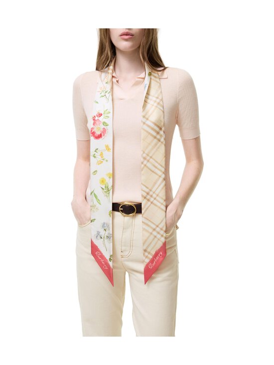 Burberry - Blooms of Brit -silkkikaulaliina 8 x 180 cm - C5732 SESAME BEIGE | Stockmann - photo 5