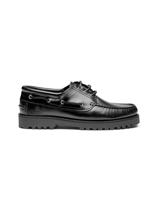The Original 1936 Copenhagen - The Claude Boat Shoe -nahkakengät - BLACK LEATHER/BLACK | Stockmann - photo 1