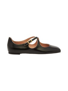 BALLY - Beliska Ballerina -nahkakengät - I901 BLACK/BONE | Stockmann