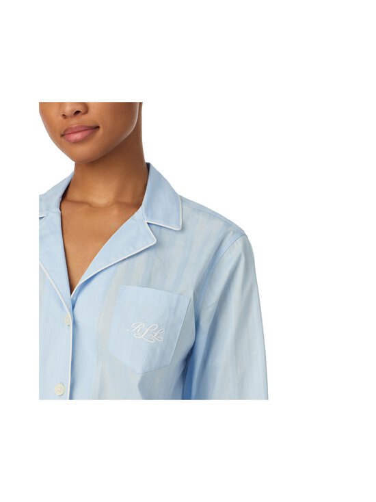 Lauren Ralph Lauren - Notch Collar Long pidžama ar reversa apkakli, 2 daļu - 450 BLUE | Stockmann - photo 4
