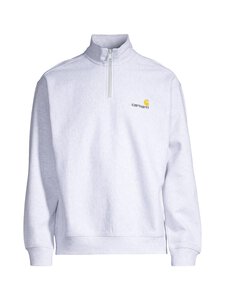 Carhartt WIP - Half Zip American Script džemperis - ASH HEATHER | Stockmann