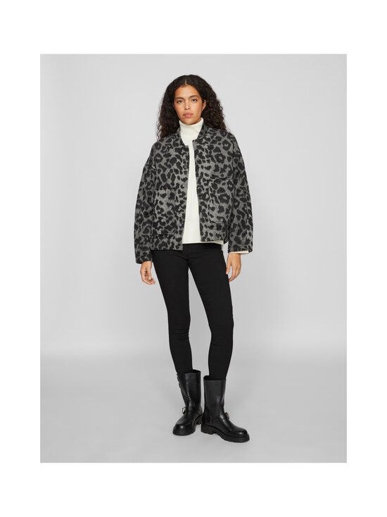 Vila - Vikosa Bomber -takki - DARK GREY PATTERN:LEO - photo 6 Vila - Vikosa Bomber -takki - DARK GREY PATTERN:LEO | Stockmann - photo 6