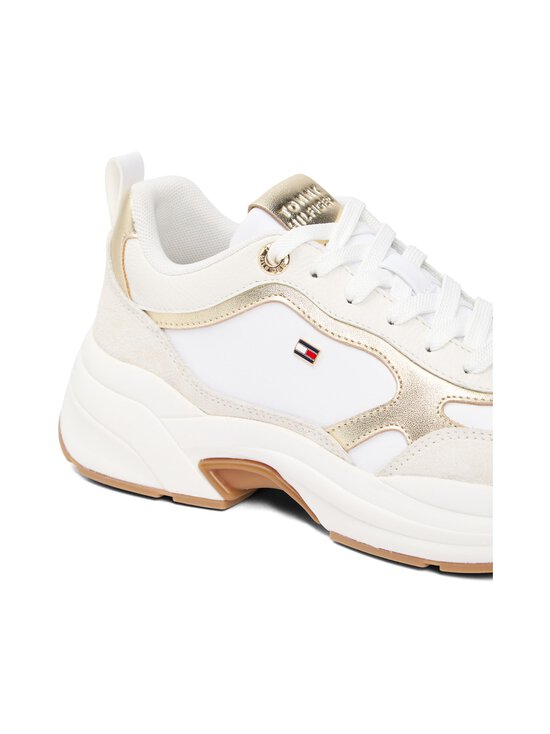 Tommy Hilfiger - Tennised Chunky Runner Metallic - 0HU GOLD/WHITE/ECRU | Stockmann - photo 4