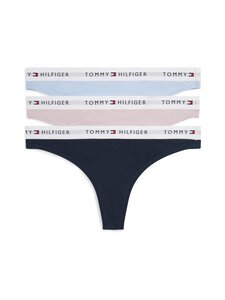 Tommy Hilfiger - Stringi 3 gab. - 0U4 NAVY/BREEZY ORCHID/SWEET BLUE | Stockmann