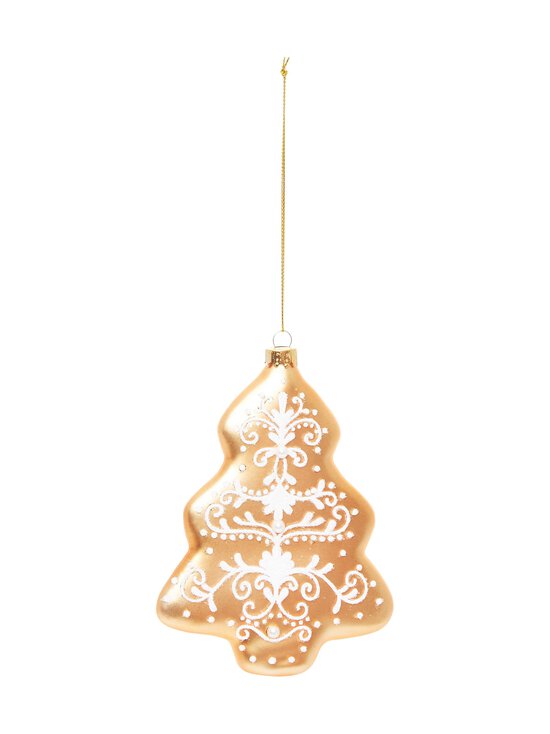 Casa Stockmann - Glass Tree Shaped Gingerbread -joulukoriste - GOLD | Stockmann - photo 1