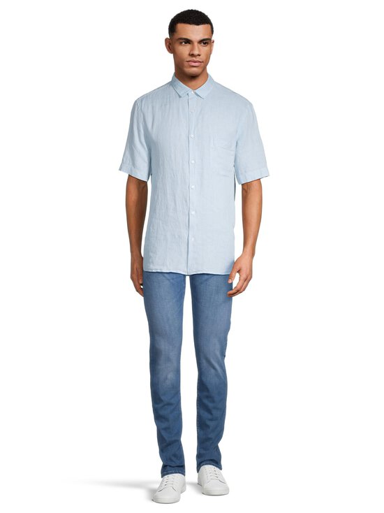 Sunspel - Pellavakauluspaita - LIGHT BLUE - photo 2 Sunspel - Pellavakauluspaita - LIGHT BLUE | Stockmann - photo 2