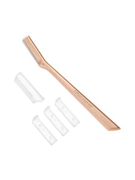 Tweezerman - Facial Razor Rose Gold- veitsi + 3 vaihtoterää - ROSE GOLD | Stockmann - photo 1