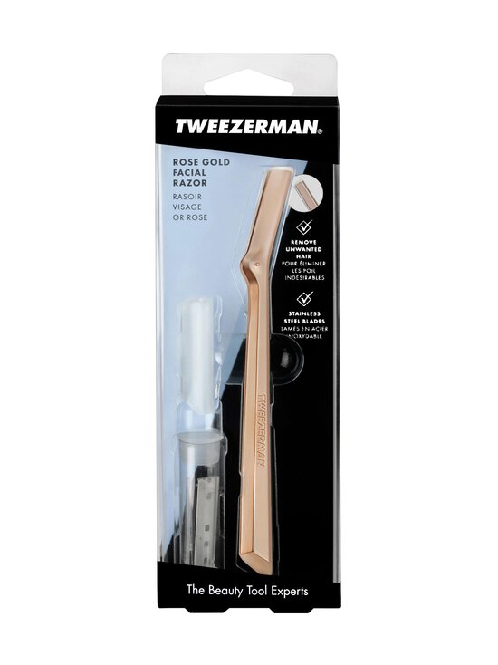 Tweezerman - Facial Razor Rose Gold- veitsi + 3 vaihtoterää - ROSE GOLD | Stockmann - photo 3