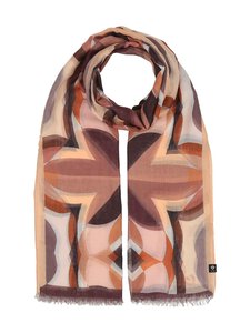 Fraas - Geometrical-huivi 70 x 180 cm - 896 BROWN | Stockmann