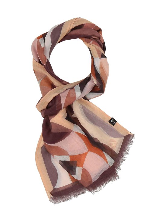 Fraas - Geometrical-huivi 70 x 180 cm - 896 BROWN | Stockmann - photo 2