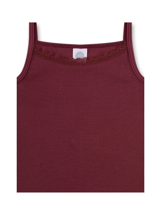 Sanetta - Teens G. Rib -aluspaita - 3750 BURGUNDY | Stockmann - photo 3