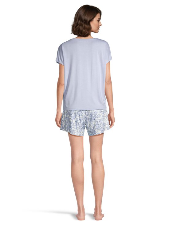 A+more - Ally Jersey -pyjamashortsit - WHITE/BLUE | Stockmann - photo 4