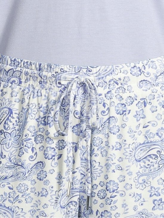 A+more - Ally Jersey -pyjamashortsit - WHITE/BLUE | Stockmann - photo 5