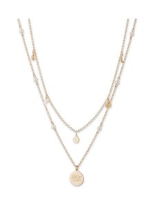 Lauren Ralph Lauren - 2 Row kaklarota - GOLD / WHITE Lauren Ralph Lauren - 2 Row kaklarota - GOLD / WHITE | Stockmann