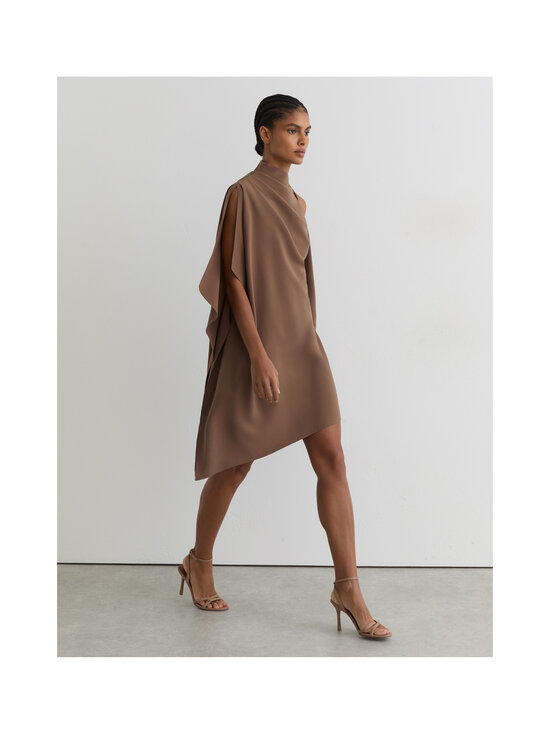 Reiss - Ellery Drape Mini -mekko - 28 TAUPE BROWN | Stockmann - photo 4