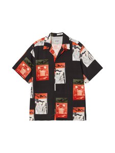 Carhartt WIP - Sean Hamilton -kauluspaita - 3QQXX SEAN HAMILTON PRINT, BLACK /--- | Stockmann