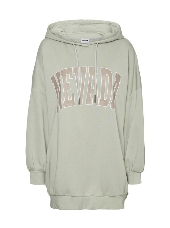 NmBera L/S Loose Long Hoodie -huppari