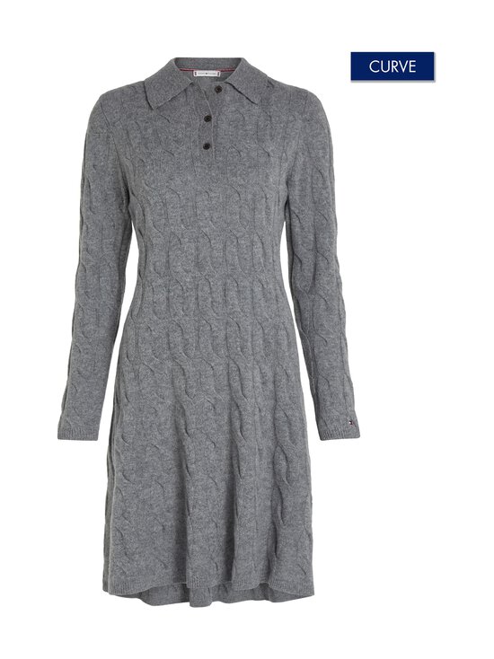 Tommy Hilfiger Curve - Kootud kleit Soft Wool - PJ8 MEDIUM HEATHER GREY - photo 2 Tommy Hilfiger Curve - Kootud kleit Soft Wool - PJ8 MEDIUM HEATHER GREY | Stockmann - photo 2
