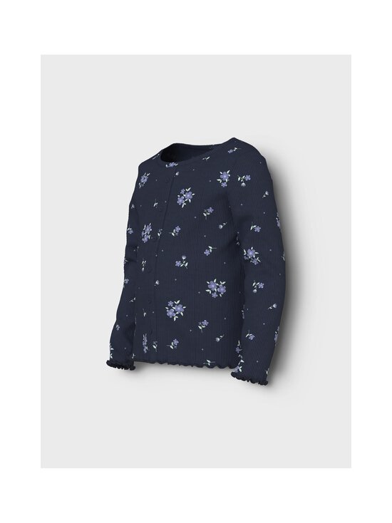 Name It - NmfVemia Slim -trikoopaita - NAVY BLAZER AOP:BLOSSOM AOP | Stockmann - photo 3