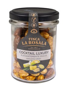 FINCA LA ROSALA - Ylellinen cocktailpähkinäsekoitus lasipurkissa, 90 g FINCA LA ROSALA - Ylellinen cocktailpähkinäsekoitus lasipurkissa, 90 g | Stockmann