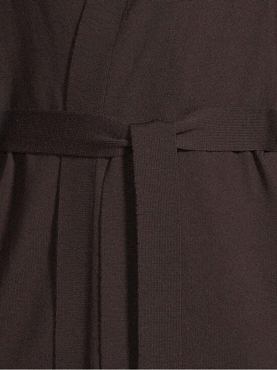 ESSENTIALS by Stockmann - Aira- pitkä merinoneuletakki - DK.BROWN 241944 | Stockmann - photo 4