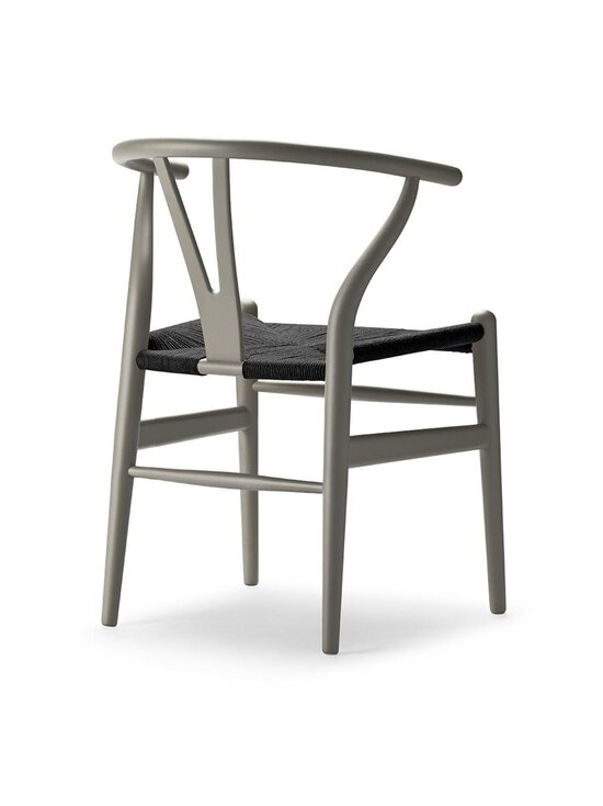 Carl Hansen & Søn - CH24 Wishbone -tuoli musta istuin soft Clay - GREY | Stockmann - photo 3