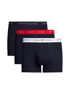 Tommy Hilfiger - Bokserid Trunk, 3 paari - 0W3 PRIMARY RED/WHITE/DESERT SKY Tommy Hilfiger - Bokserid Trunk, 3 paari - 0W3 PRIMARY RED/WHITE/DESERT SKY | Stockmann