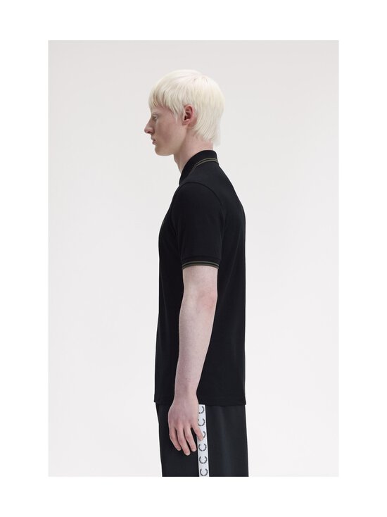Fred Perry - Twin Tipped Slim -pikeepaita - T44 BLACK/FIELDGREEN | Stockmann - photo 4