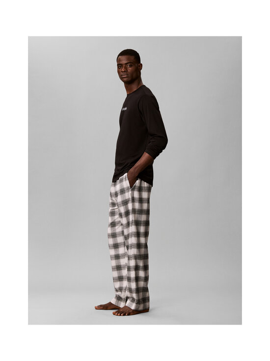 Calvin Klein Underwear - Pyjama - JJX BLACK TOP W DOMINO PLAID IVORY BTM | Stockmann - photo 2