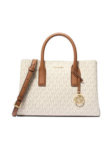 Michael Michael Kors - Ruthie Small Satchel -nahkalaukku - 149 VANILLA/ACRN Michael Michael Kors - Ruthie Small Satchel -nahkalaukku - 149 VANILLA/ACRN | Stockmann