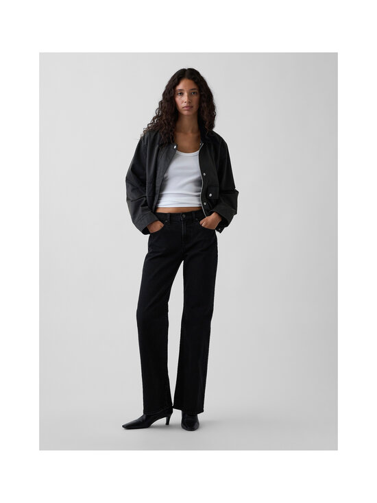 GAP - Mid Rise Relaxed Flare -farkut - BLACK WASH | Stockmann - photo 2