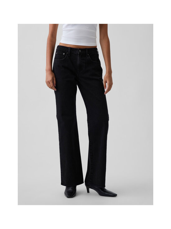 GAP - Mid Rise Relaxed Flare -farkut - BLACK WASH | Stockmann - photo 3