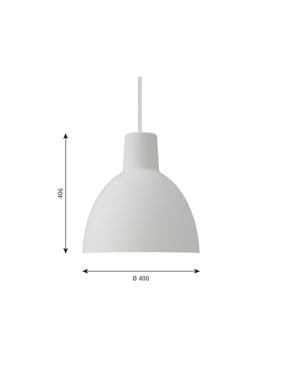 Louis Poulsen - Toldbod-riippuvalaisin Ø 40 cm - WHITE - photo 2 Louis Poulsen - Toldbod-riippuvalaisin Ø 40 cm - WHITE | Stockmann - photo 2