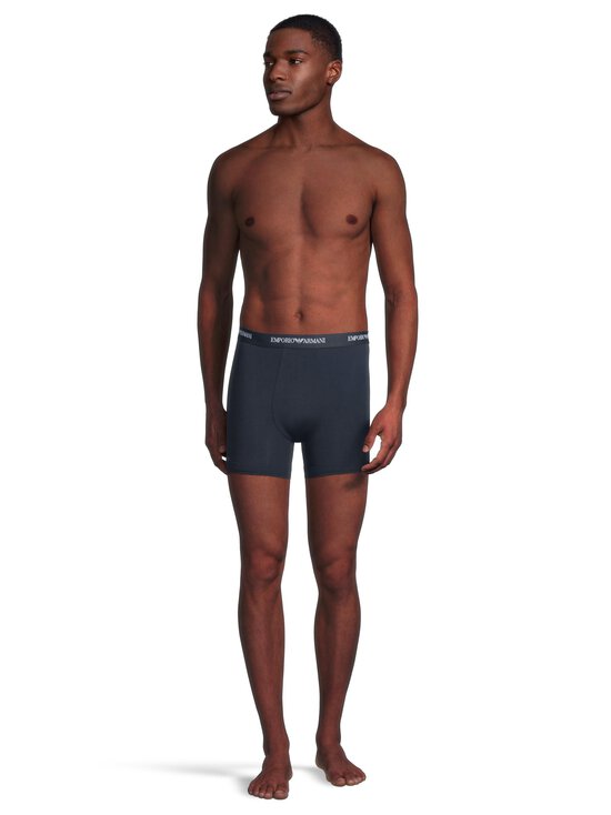 Emporio Armani - Bokserid Core Logo Band, 3 paari - M0042 M0042 WHITE/AR BLUE/BLACK | Stockmann - photo 5