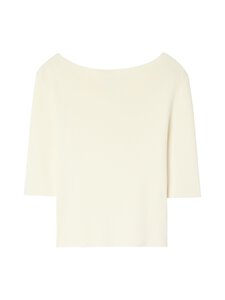 Filippa K - Boat neck -ribbipaita - 0343 CALICO WHITE | Stockmann
