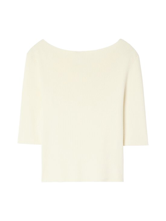Filippa K - Boat neck -ribbipaita - 0343 CALICO WHITE | Stockmann - photo 1