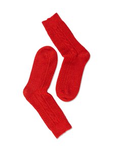 Note - Wool Cable –villasekoitenilkkasukat - 550 RED | Stockmann