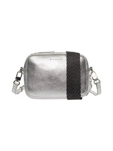 A+more - Jemaima Crossbody Camera -nahkalaukku - SILVER FOIL | Stockmann