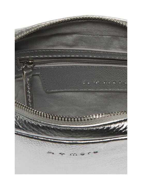 A+more - Jemaima Crossbody Camera -nahkalaukku - SILVER FOIL | Stockmann - photo 3