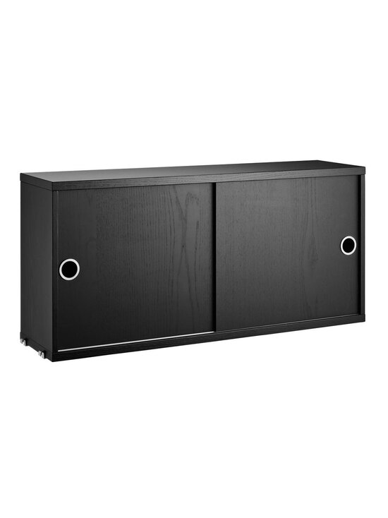 String - String System -kaappi musta 78 x 20 cm - BLACK | Stockmann - photo 1