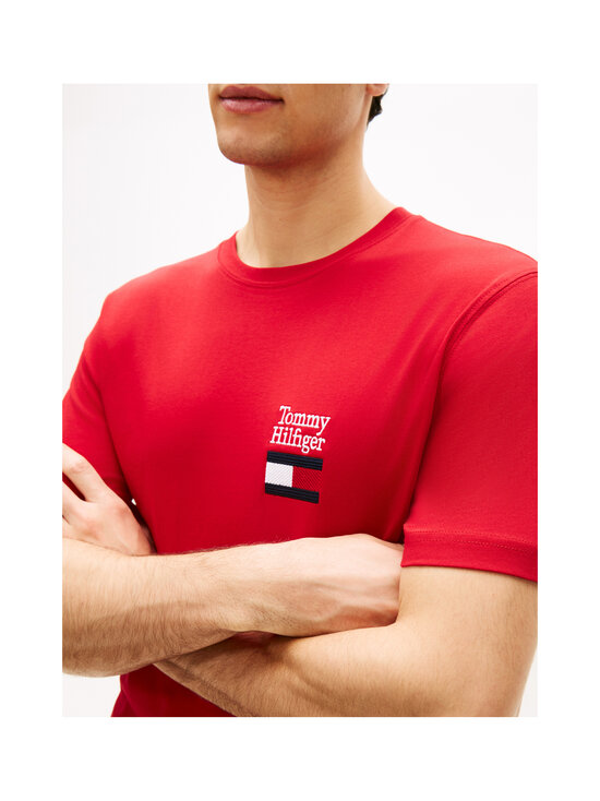 Tommy Hilfiger - T-särk Brand Love Text Stack - XLD MEDIUM RED | Stockmann - photo 4