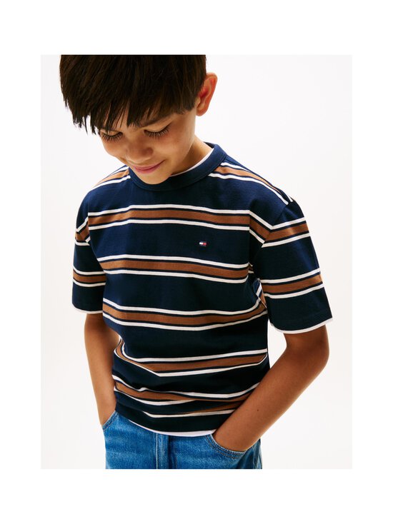 Tommy Hilfiger - Cotton Stripe T-krekls - 0AP NAVY MULTI STRIPE - photo 5 Tommy Hilfiger - Cotton Stripe T-krekls - 0AP NAVY MULTI STRIPE | Stockmann - photo 5