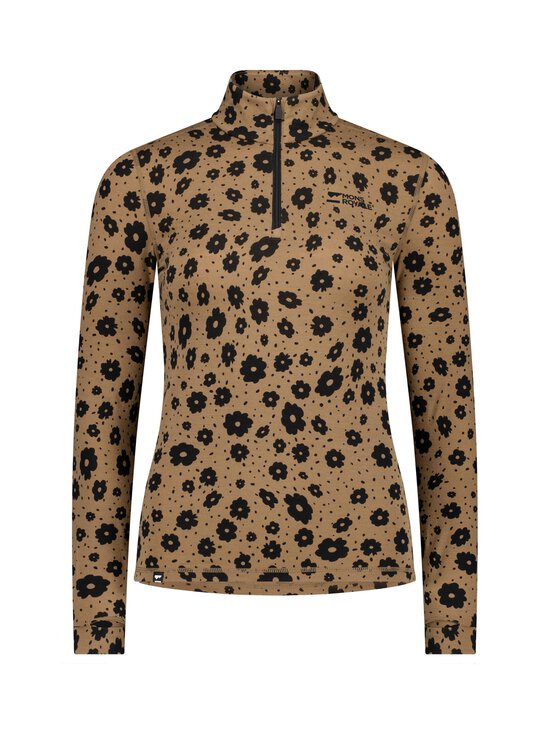 Mons Royale - W Cascade Merino 1/4 Zip -paita - 925 AORAKI LILY TOFFEE | Stockmann - photo 1