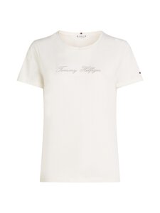 Tommy Hilfiger Curve - Script T-paita - YA8 IVORY SILK Tommy Hilfiger Curve - Script T-paita - YA8 IVORY SILK | Stockmann