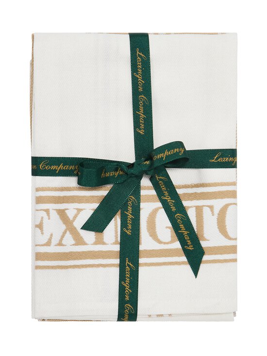 Lexington - Cotton Jacquard -keittiöpyyhe 50 x 70 cm, 2 kpl - 2600 BEIGE/WHITE | Stockmann - photo 7