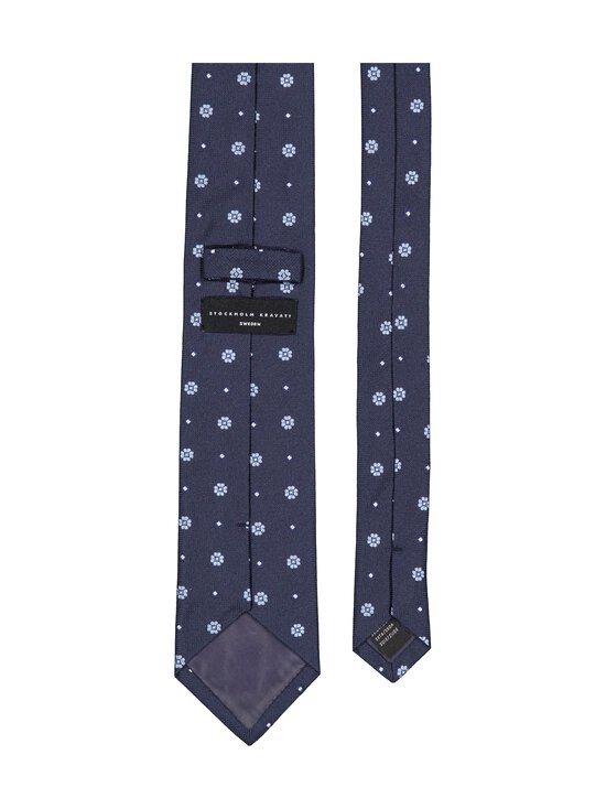 Stockholm Kravatt - Dot And Flower -silkkisolmio - G25?? NAVY | Stockmann - photo 2
