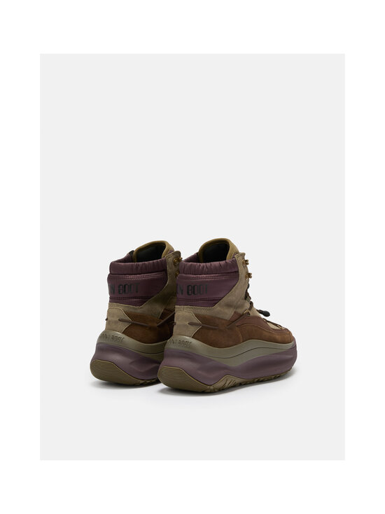 Moon Boot - Moon247 Xlace Mid -nilkkurit - HM04 CARGO GREEN/BERRY BROWN | Stockmann - photo 2