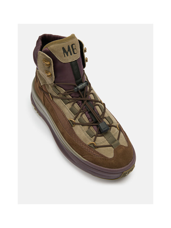 Moon Boot - Moon247 Xlace Mid -nilkkurit - HM04 CARGO GREEN/BERRY BROWN | Stockmann - photo 3